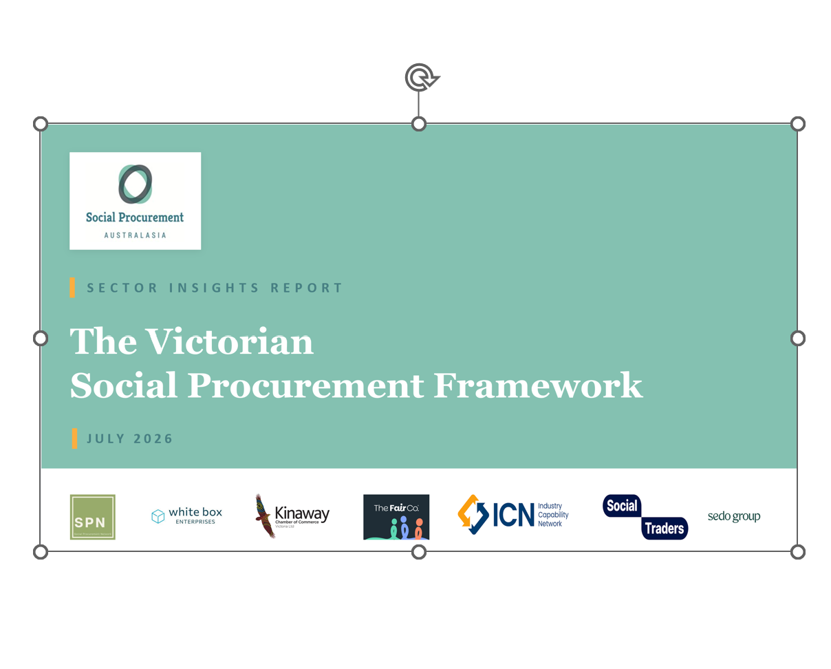Social Procurement Framework Sector Insights Report - July 2026