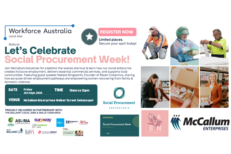McCallum Disability Services and Workforce Australia — Ballarat