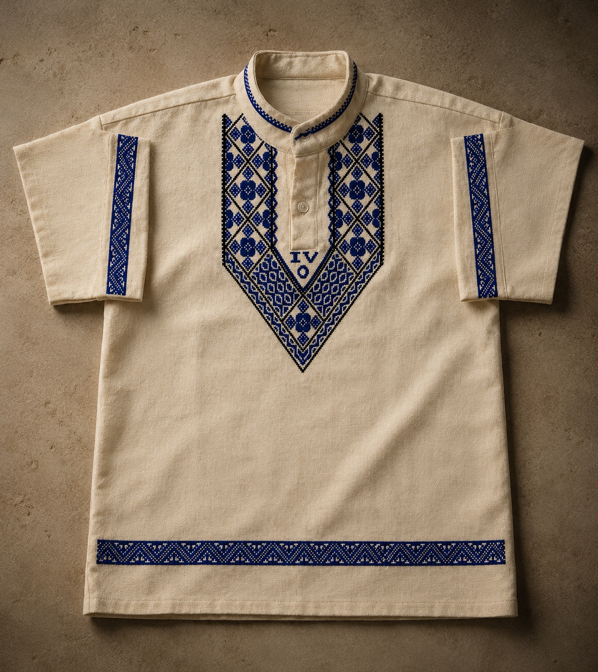 IVO Blue Heritage Loom Shirt