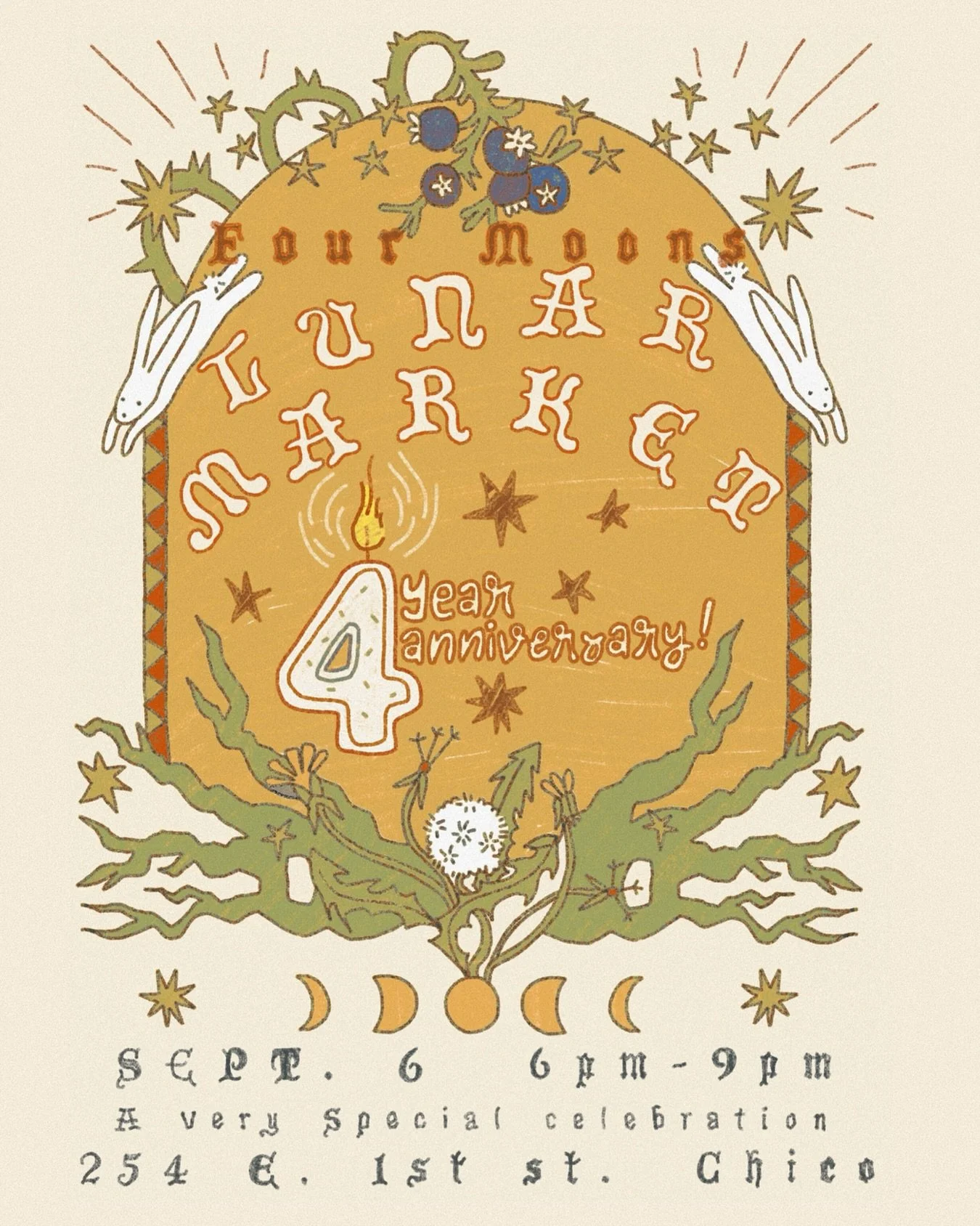 We&rsquo;ll be offering chair massage at the @lunarmarketchico on September 6th from 6-9 PM. Come and treat yourself to some bodywork, enjoy the live music, yummy eats, amazing art, and check out all the cool products from local vendors. We&rsquo;re 