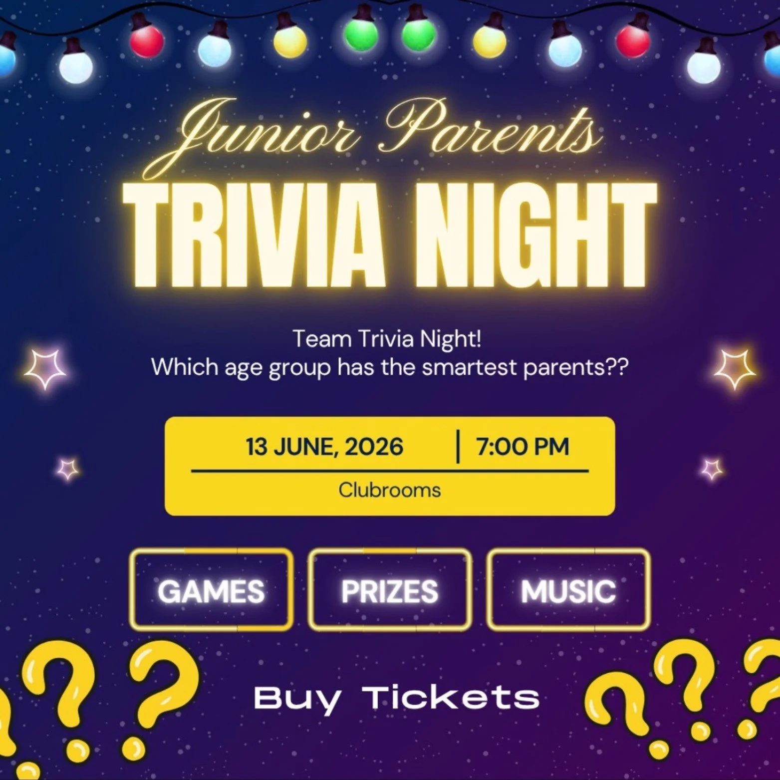 Junior Parents Trivia Night 