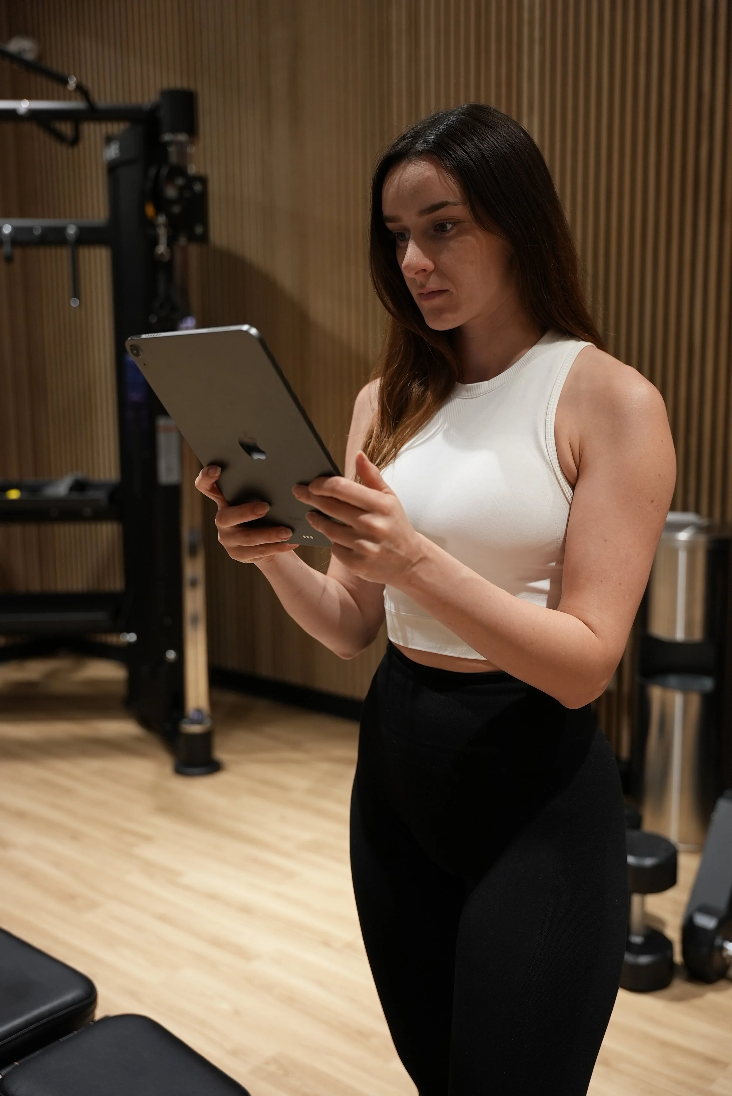 Bay Area female personal trainer online training session