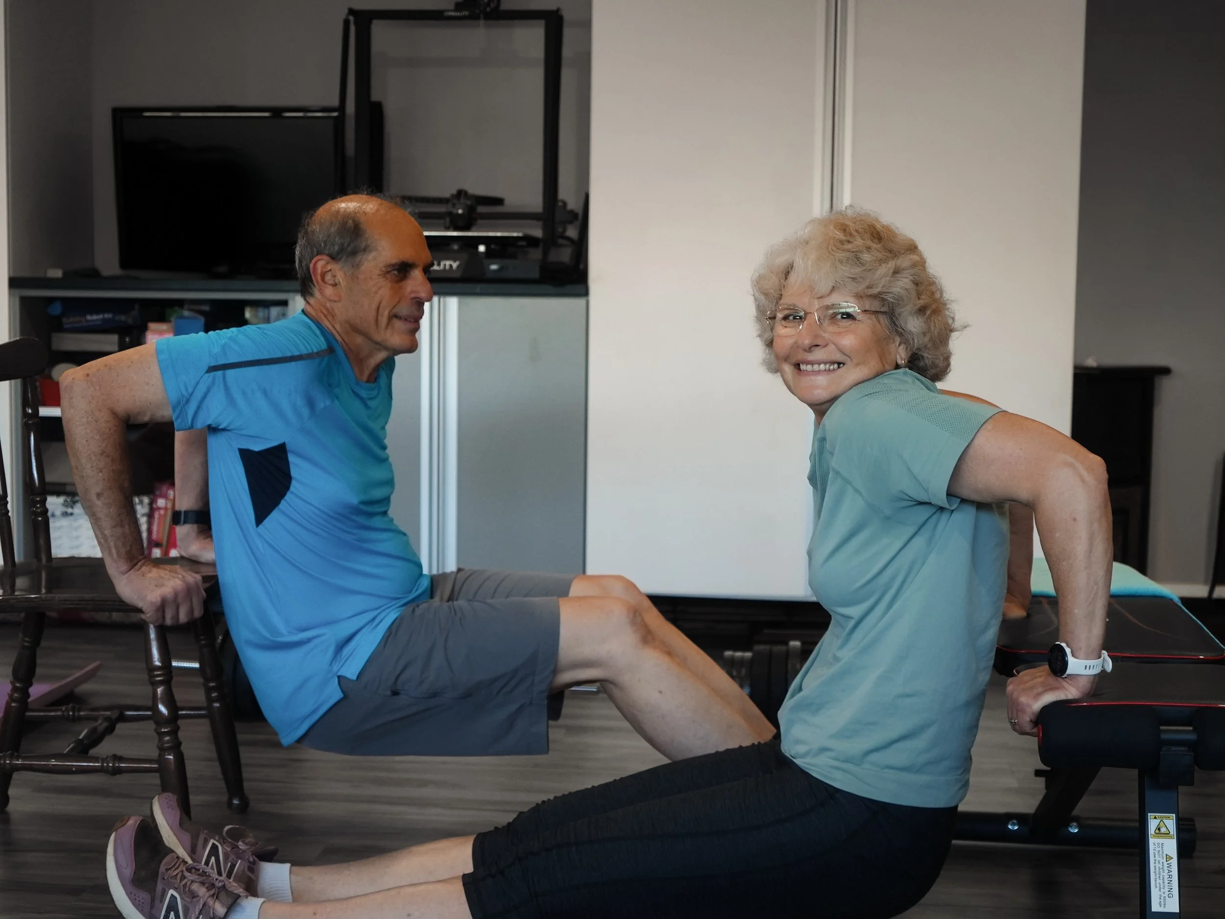 Bay Area female personal trainer mobile training session