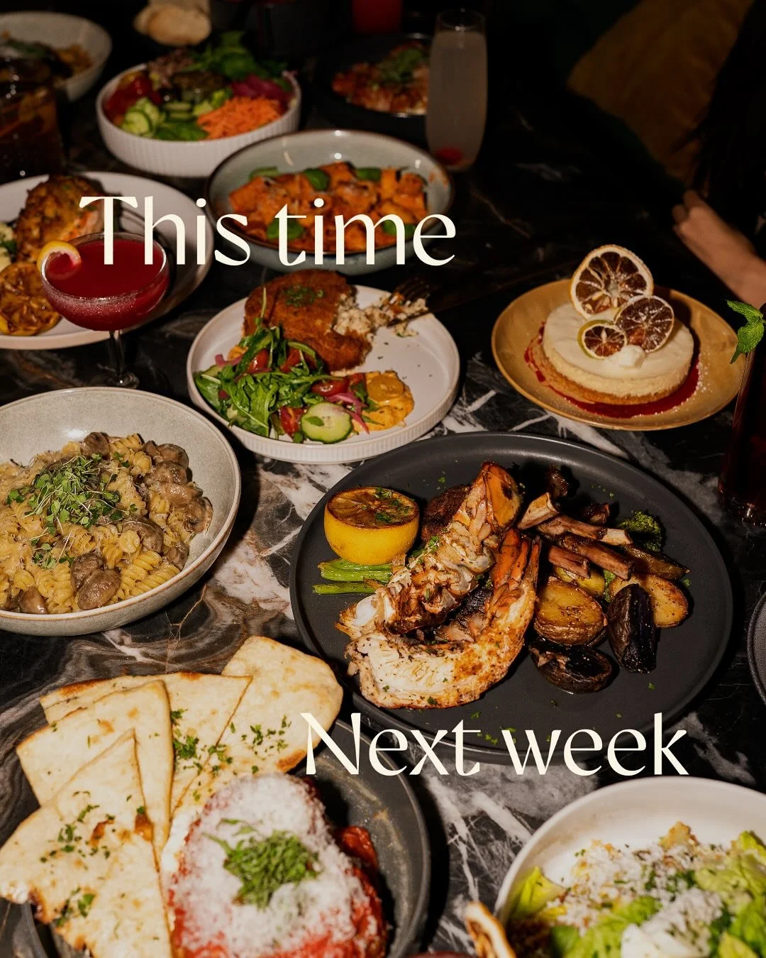 Mark your calendars, we’ve been COOKIN! 
Fresh flavors, a new season, and much more coming to your table next Wednesday! 
Book your table in the link in our bio 🍴
Be the first to dig in and come HUNGRY 
Comment and tag your favorite person
