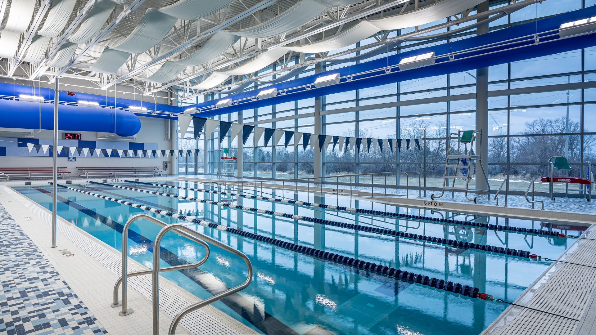 Handicap-Accessible, Multipurpose Pool