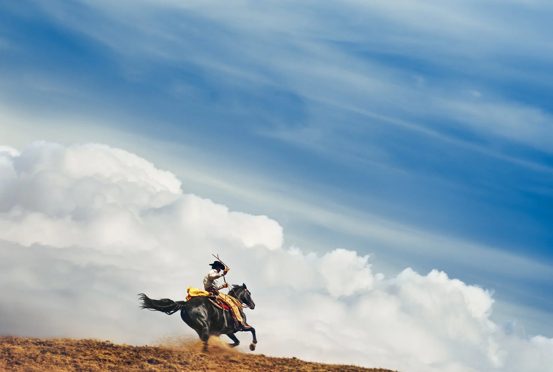 Epic Western No. 2, 2019, archival pigment print; 40 × 60 in. (ed. 7) and 60 × 75 in. (ed. 3). Signed and editioned on artist label.