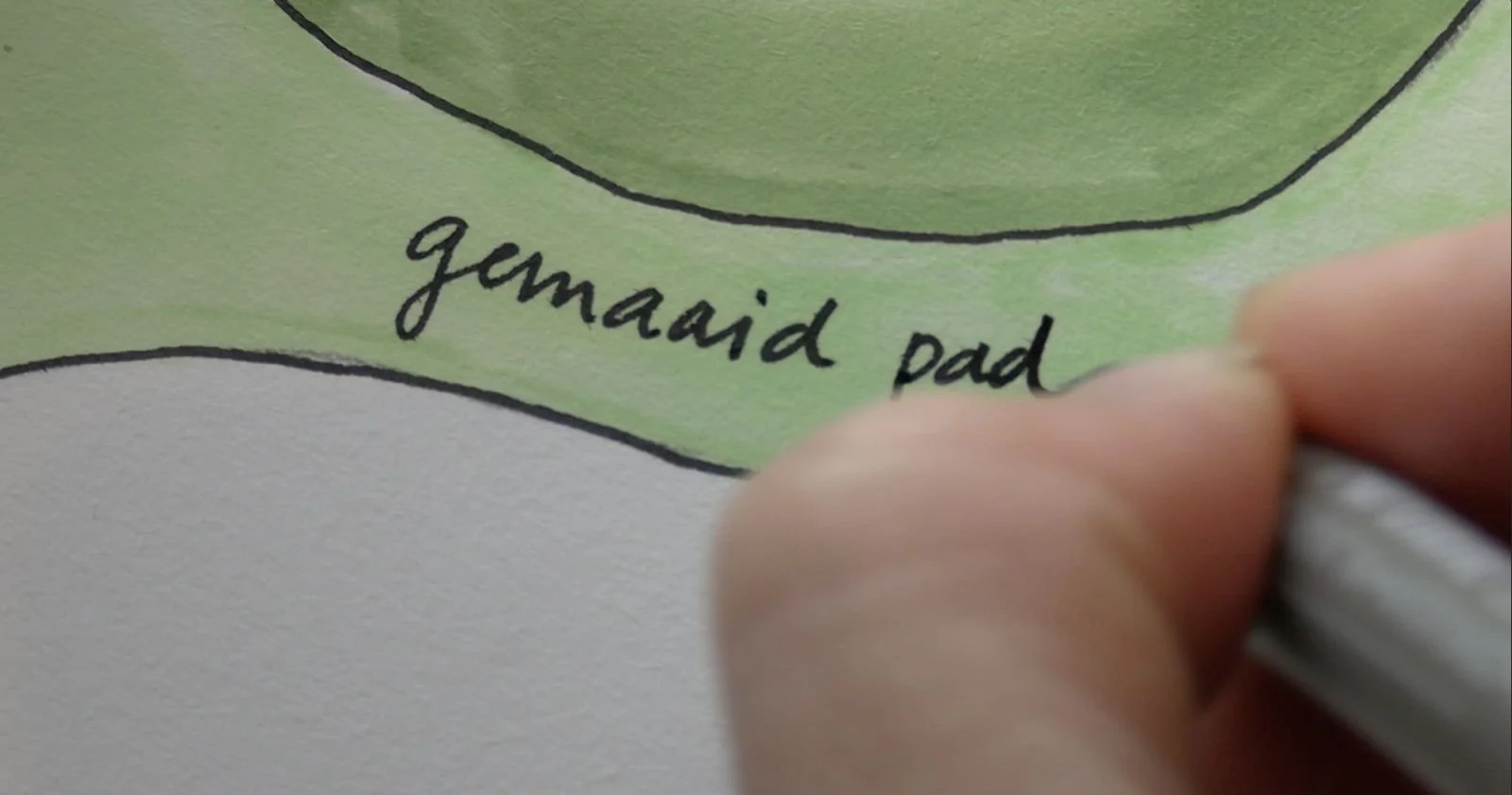 handgetekend plan detail