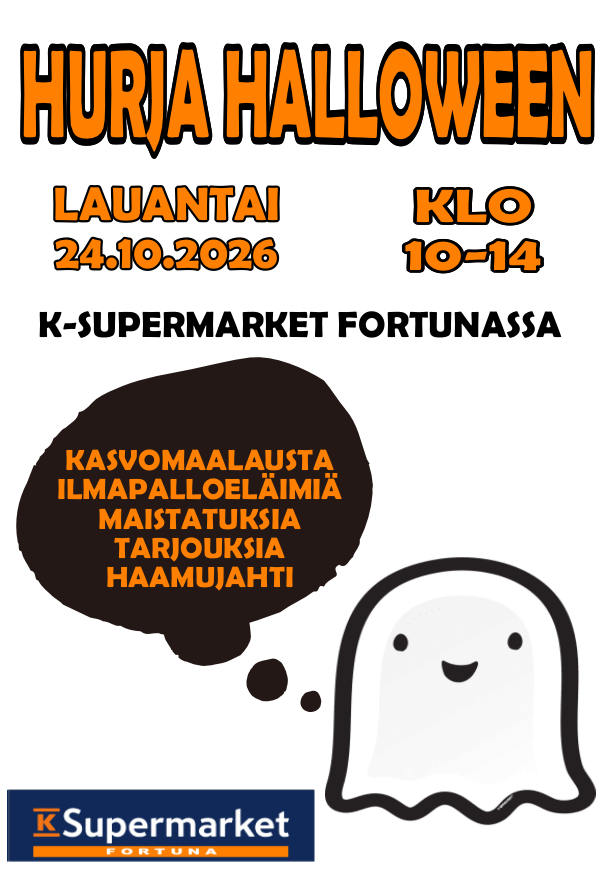 Halloween kasvomaalaus, kädelle maalattu haamu, jolla on punainen rusetti päässä.