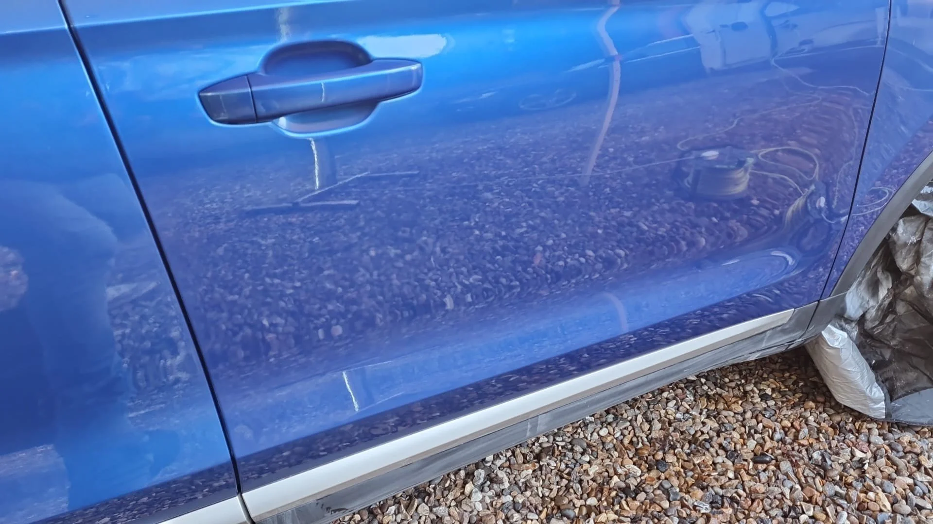 MG ZS Vandalism Scratch After Repair