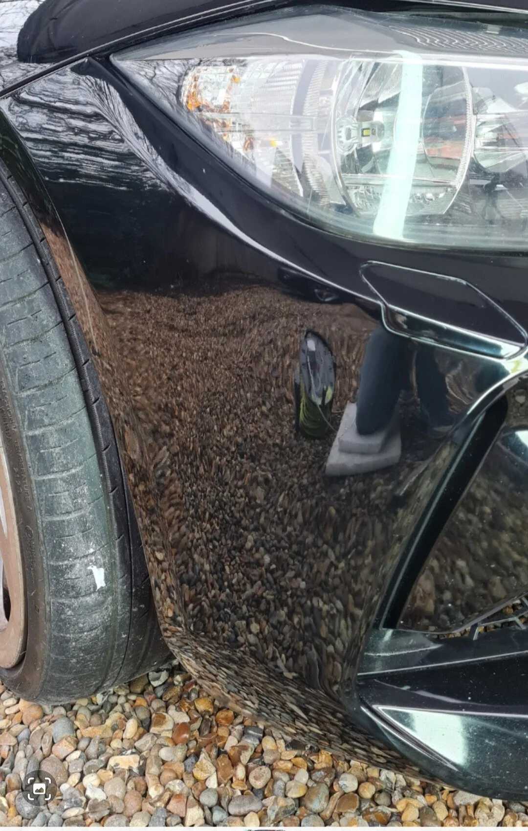 BMW Bumper Scuff After Repair