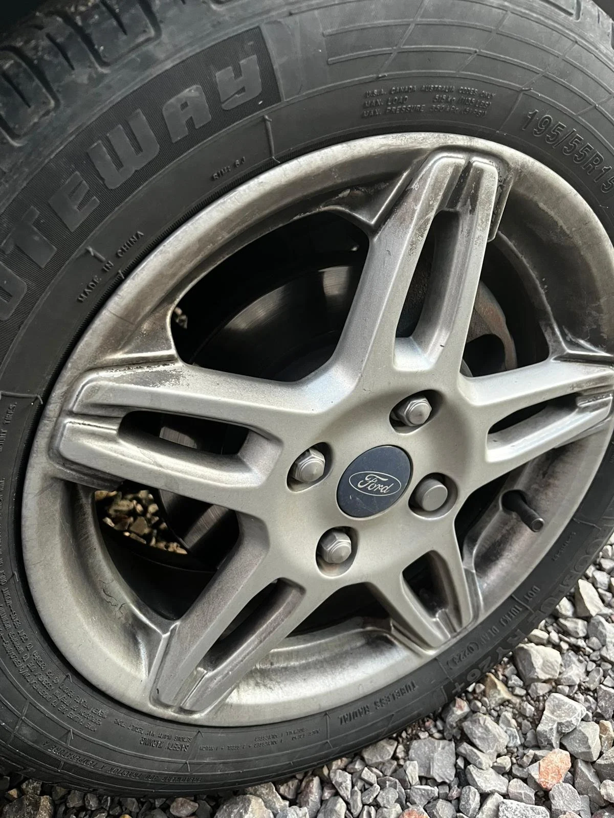 Ford Fiesta Alloy Wheel Before Colour Change