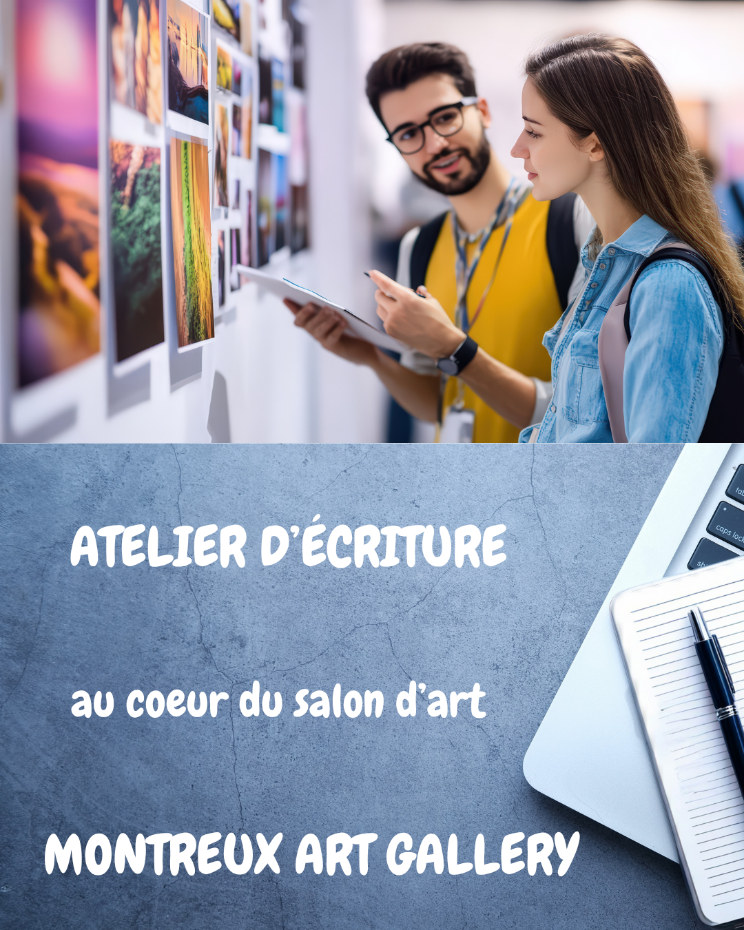 Atelier d'écriture au Montreux Art Gallery