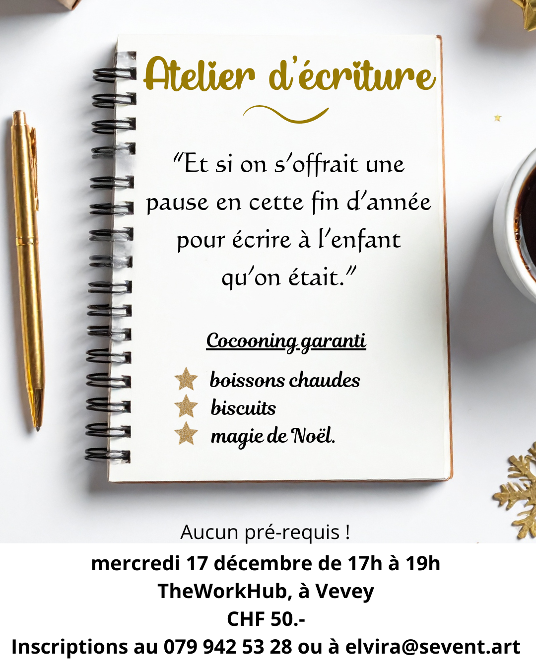 Atelier d'écriture de Noël