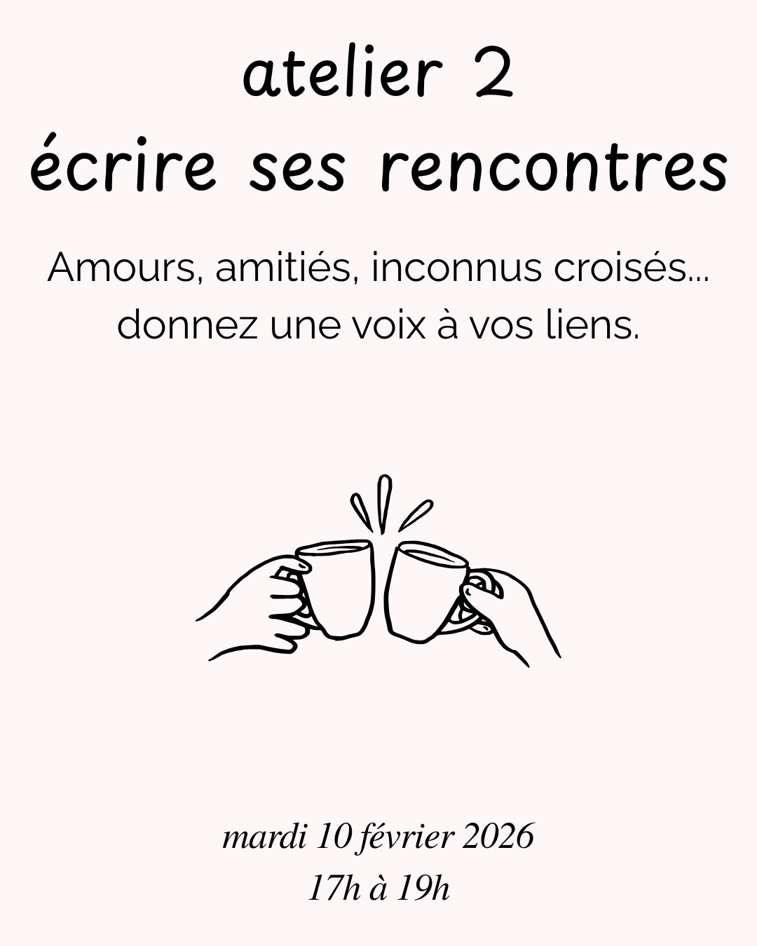 Écrire ses rencontres