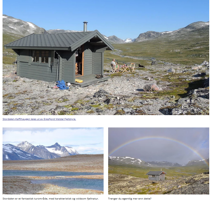 Ti flotte fjellstyrehytter du kan booke i sommer