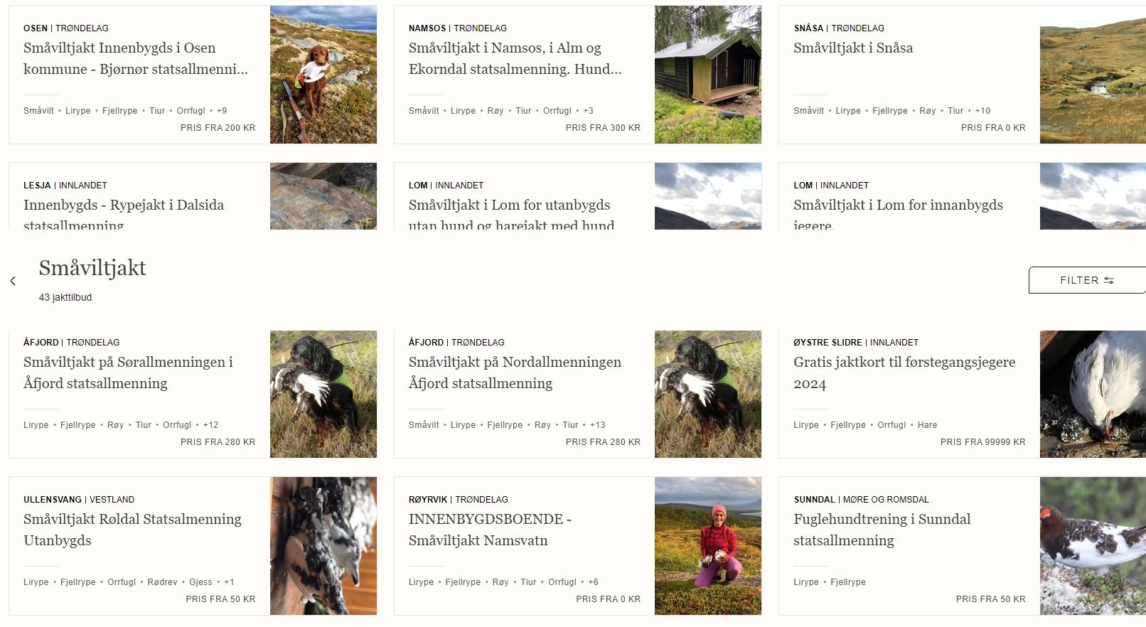 Gratis jaktkort til førstegangsjegere