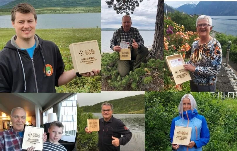 Mange heldige vinnere og 80 gaver igjen