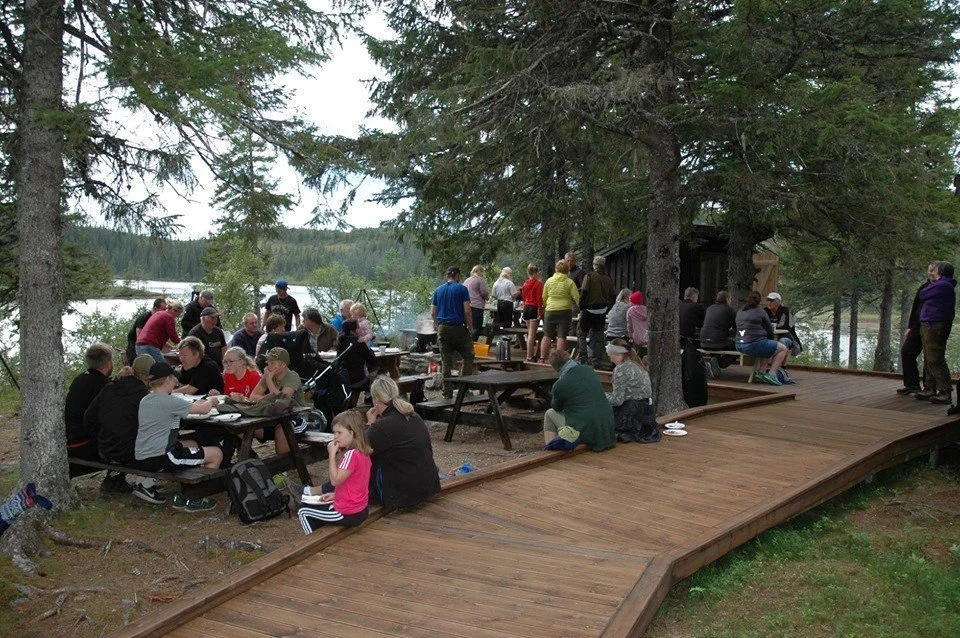 Nytt friluftsanlegg ved Sandvatnet