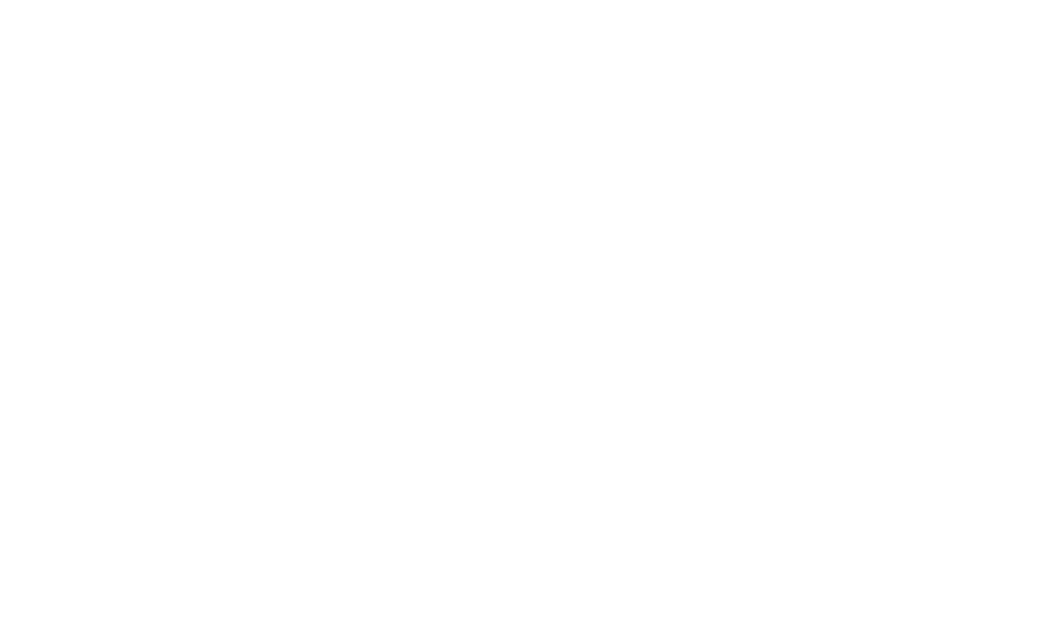 White line drawing of a leafy branch on a black background.