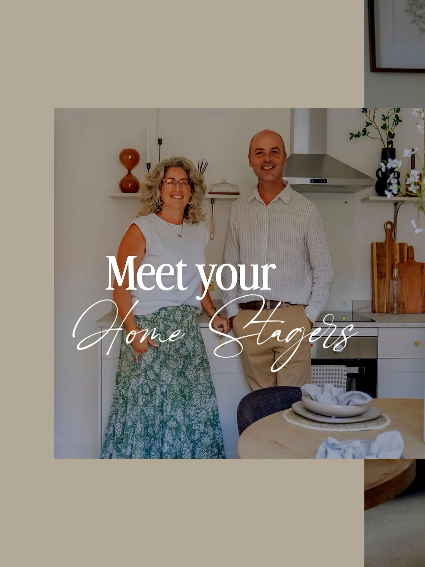 We spend plenty of time showing you the homes we stage so here&rsquo;s a little about the two people behind them 👋

We&rsquo;re Leanne and Adrian, founders of The Home Staging Specialists.

Our backgrounds are quite different &amp; varied but that&r