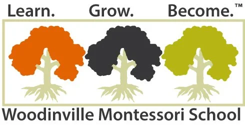 three trees, learn, grow, become and name of school