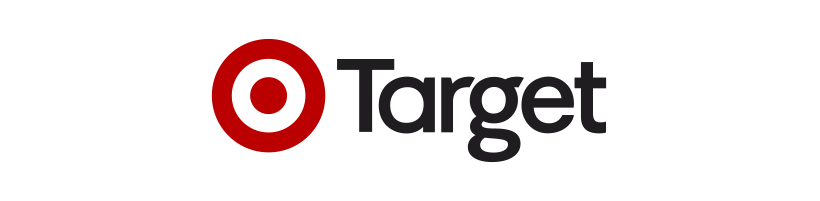 Target logo with a red circle and a smaller circle inside, followed by the word Target in black.