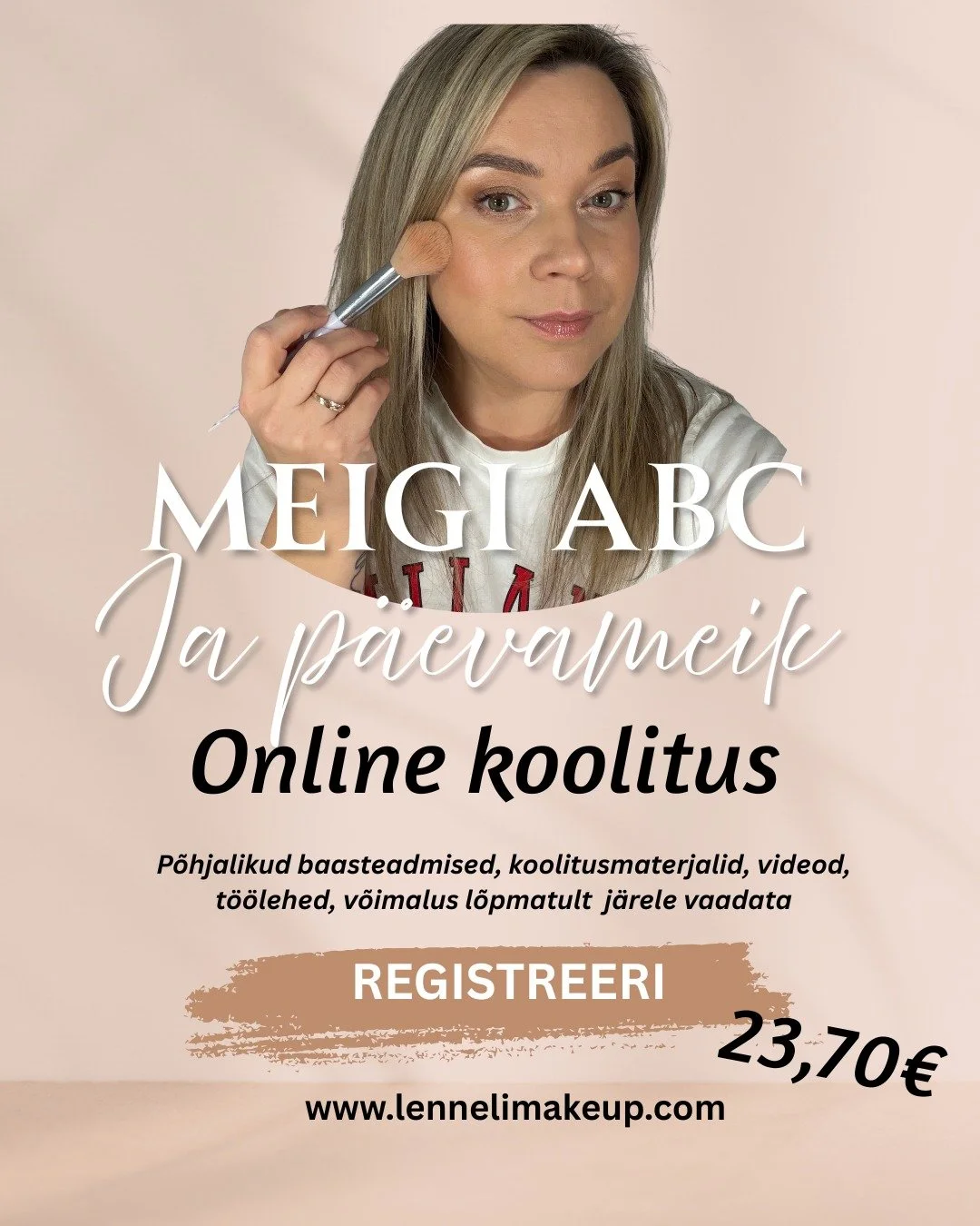 Super v&otilde;imalus t&auml;iendada end oskustega, mis kuluvad &auml;ra terve elu 🥰 😇 Vaata l&auml;hemalt www.lennelimakeup.com

#meik #meigikoolitus #onlinekoolitus #veebikoolitus #makeup #makeupcourse