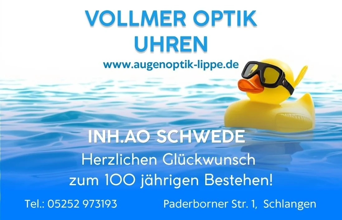100 Jahre Freibad Schlangen