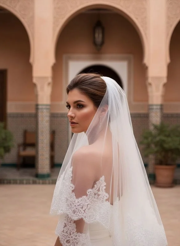 Aurelia-lace-edge-two-tier-bridal-cathedral-length-mantilla-wedding-veil-with-blusher-closeup-view-MadeWhite.jpg