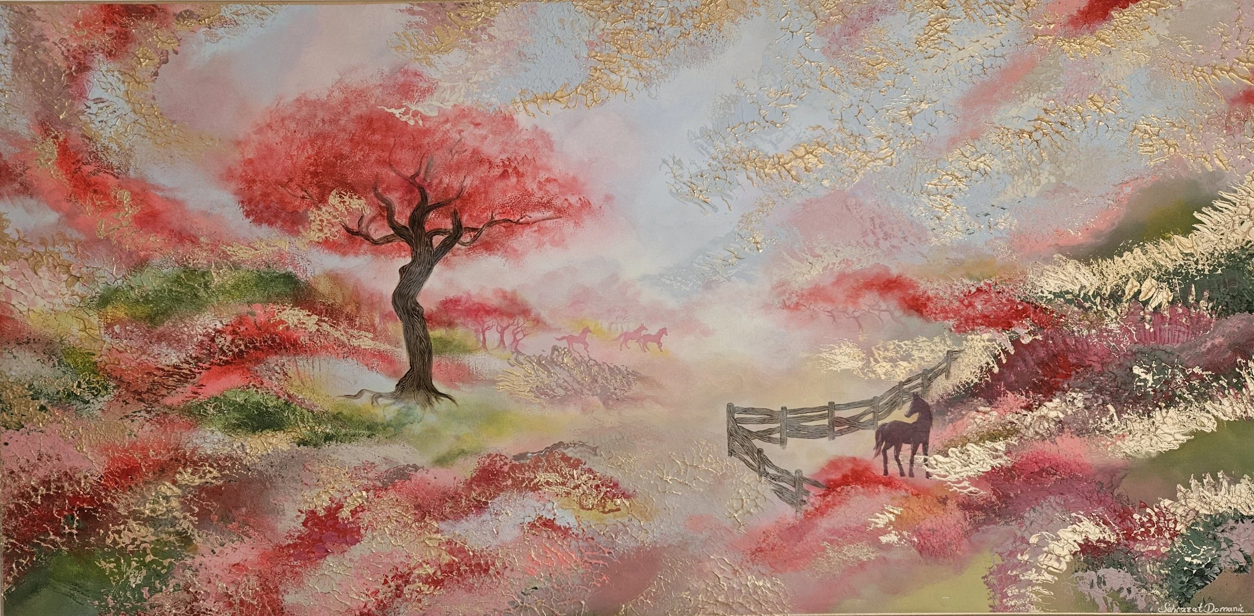 Art Print Crimson September