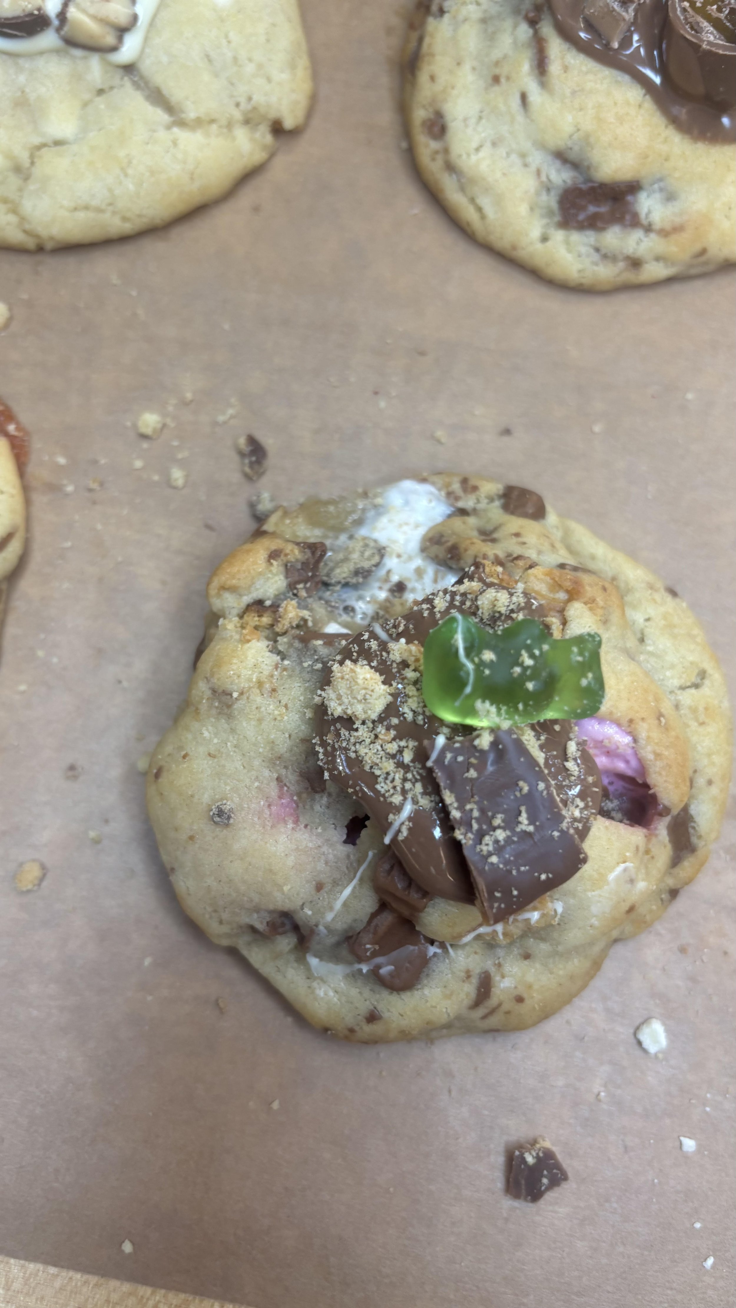 Bruno's Christmas rocky road cookie