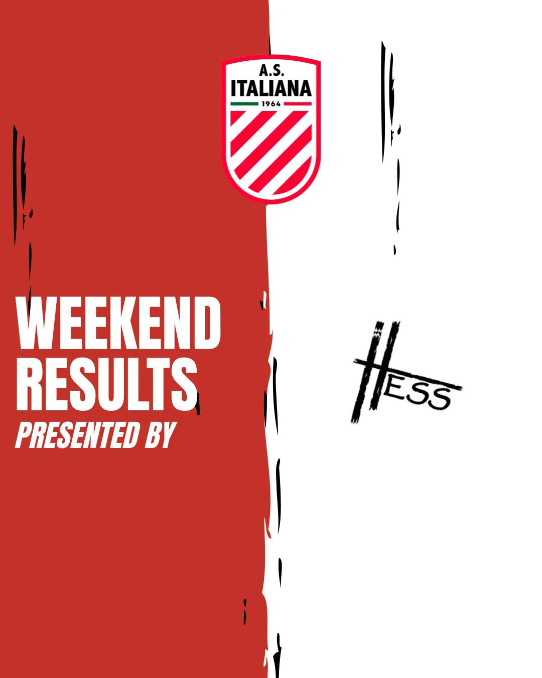 WEEKEND RESULTS🟥⬜️