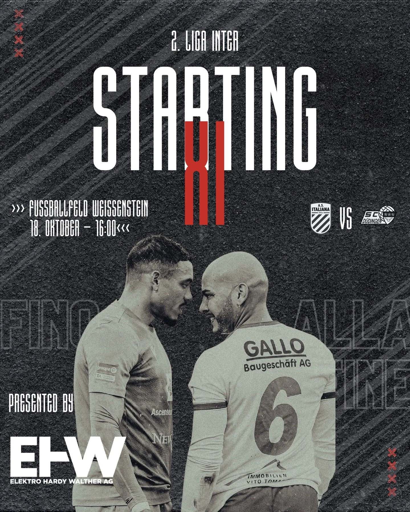 Our starting XY! Forza ragazzi🟥⬜