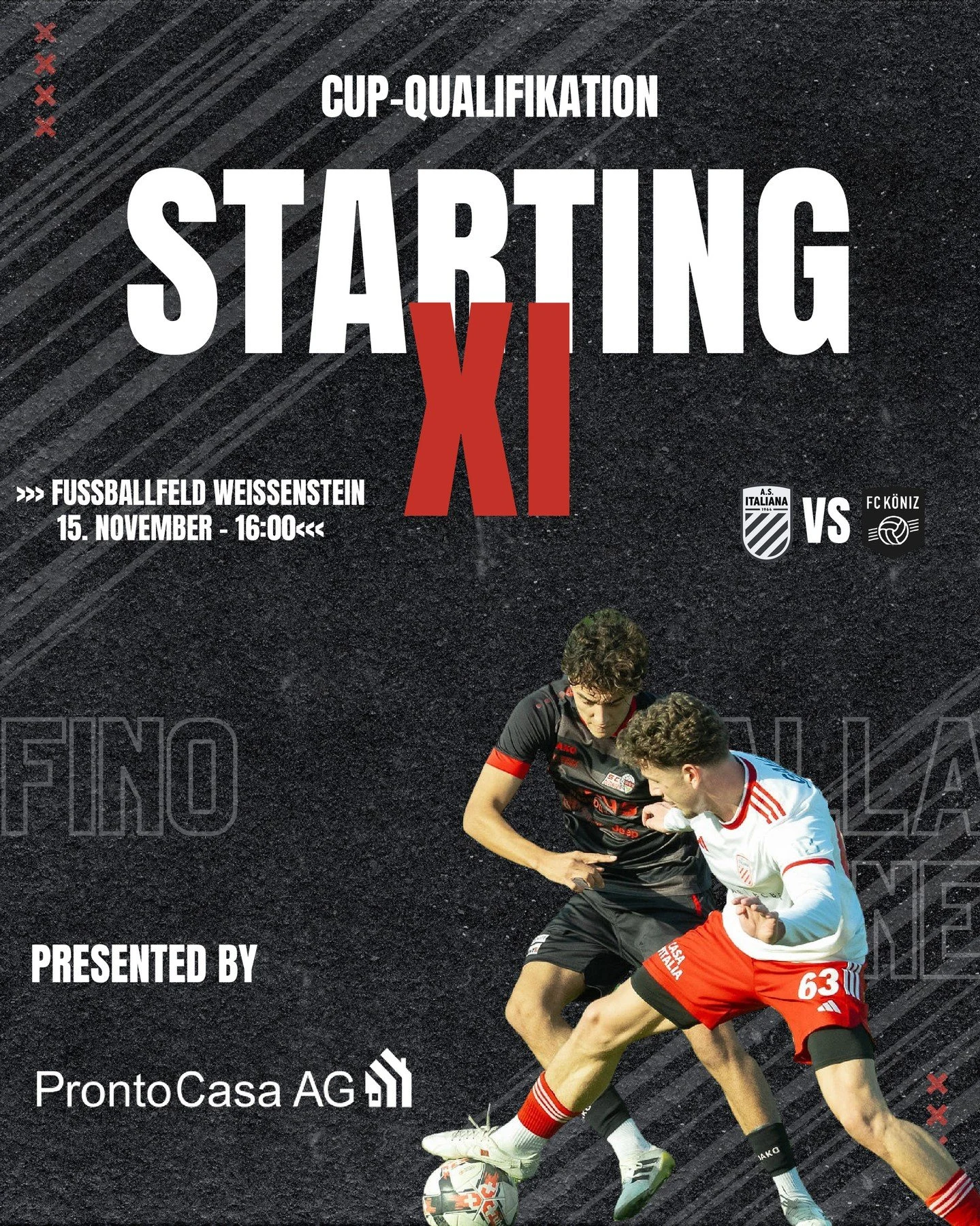 STARTING XI! ARE YOU READY?🟥⬜