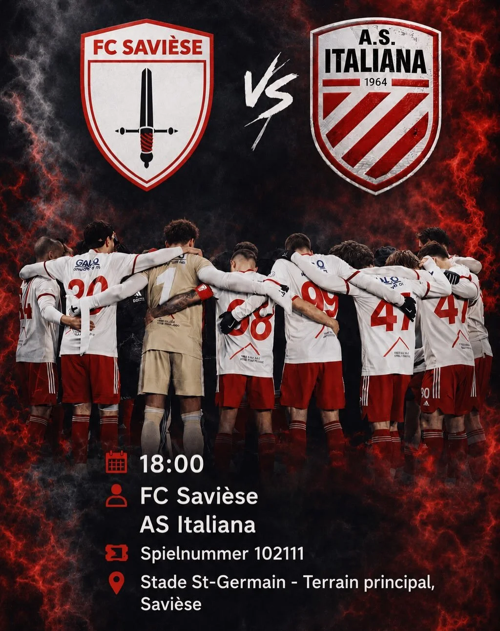 ‼️Letztes Saisonspiel‼️
Nach unserer ersten Saison in der 2. Interregional-Liga steht nun das letzte Spiel an⚪️🔴
Ausw&auml;rts wollen wir noch einmal alles geben und z&auml;hlen dabei wie immer auf die gro&szlig;artige Unterst&uuml;tzung unserer Fan