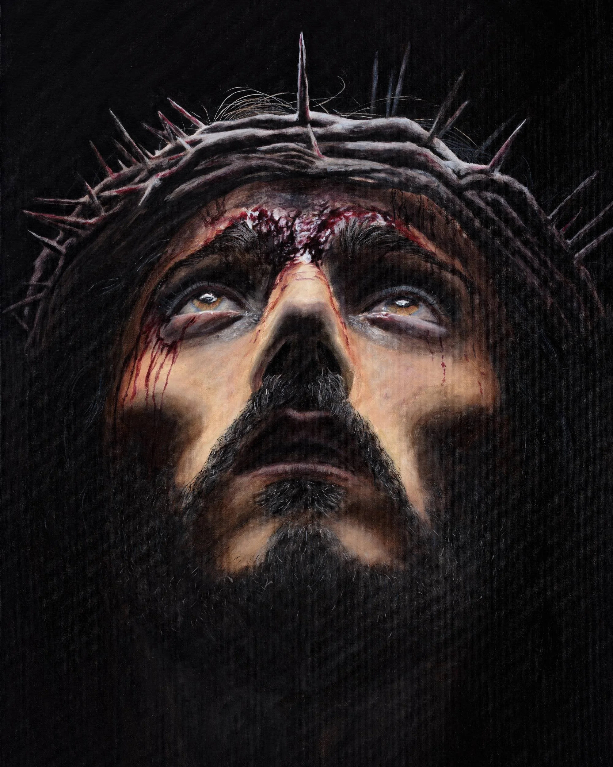 Father, Forgive Them - Fine Art Giclée Print on Hahnemühle German Etching.