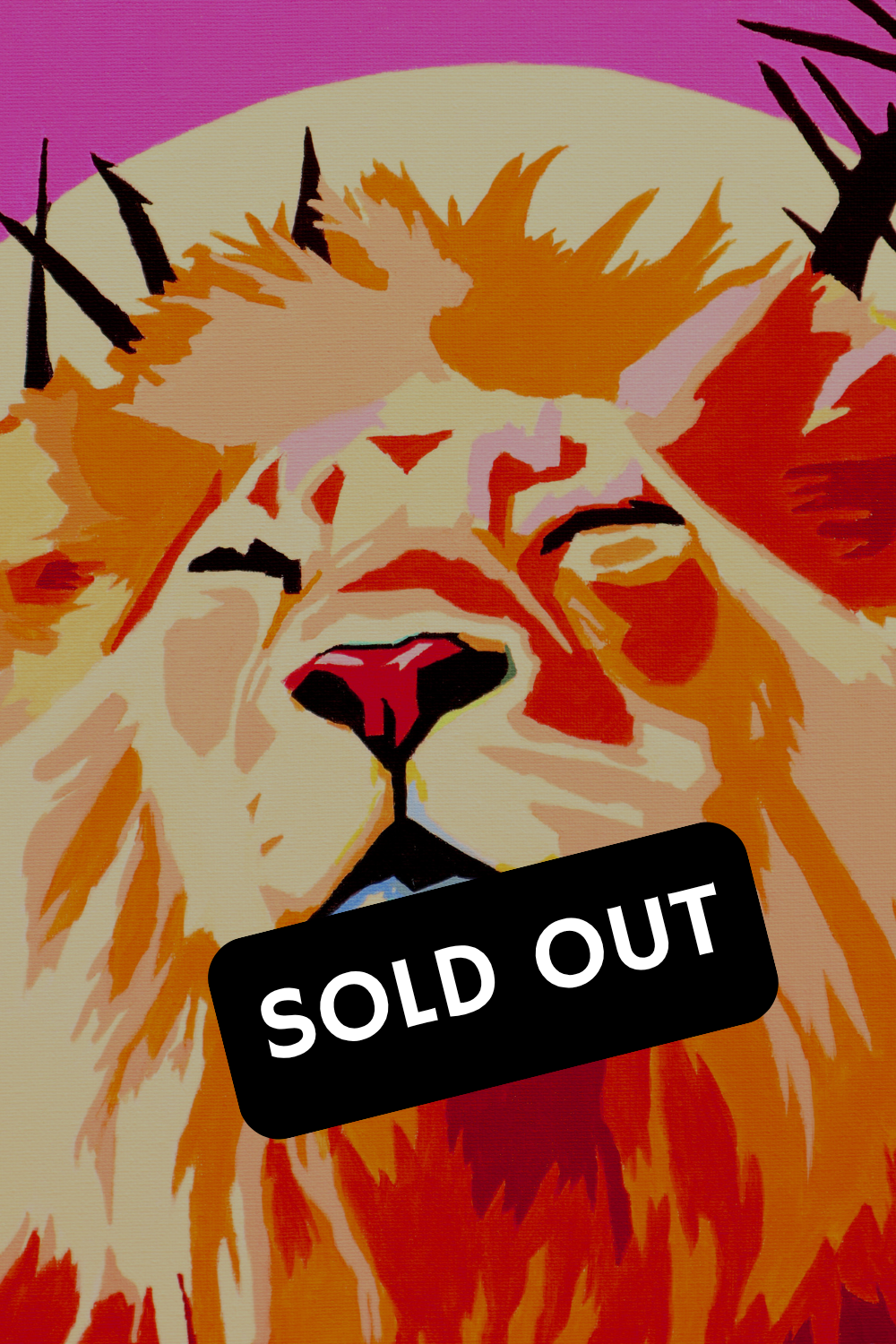 Lion of Thorns - Christian Fine Art Print