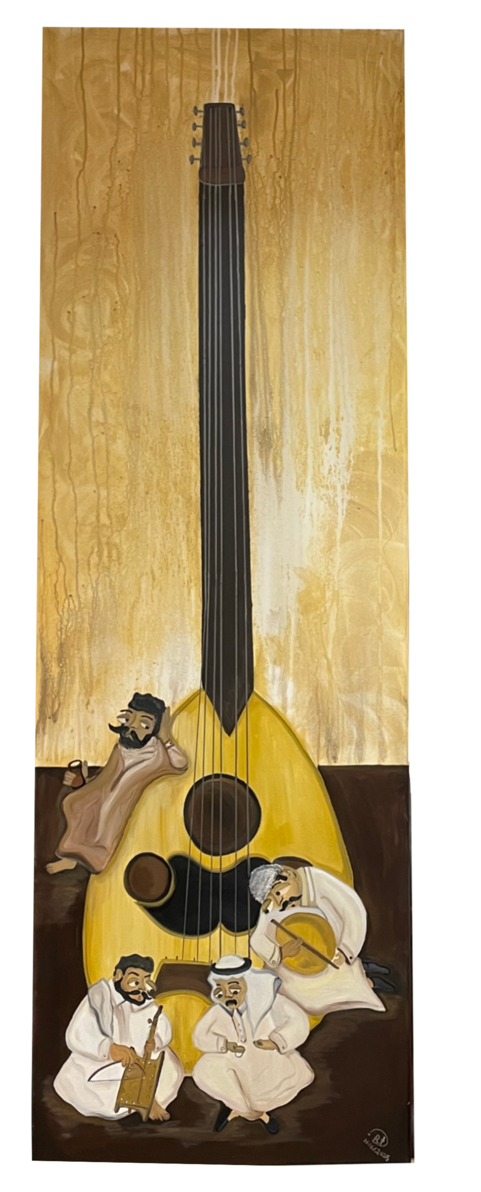 On Memories, Oil on Canvas, 50 cm x 100 cm