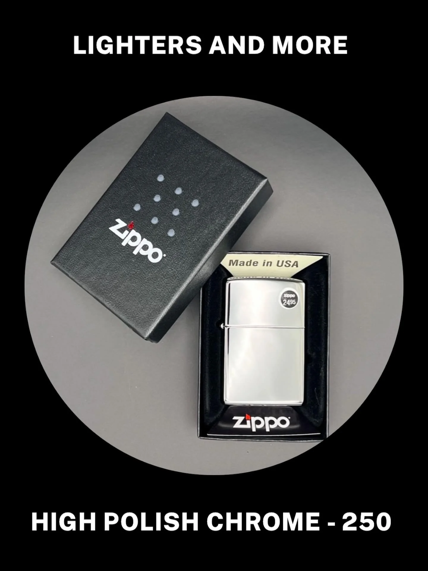 Shiny new Zippos waiting for you at www.lightersandmore.com !