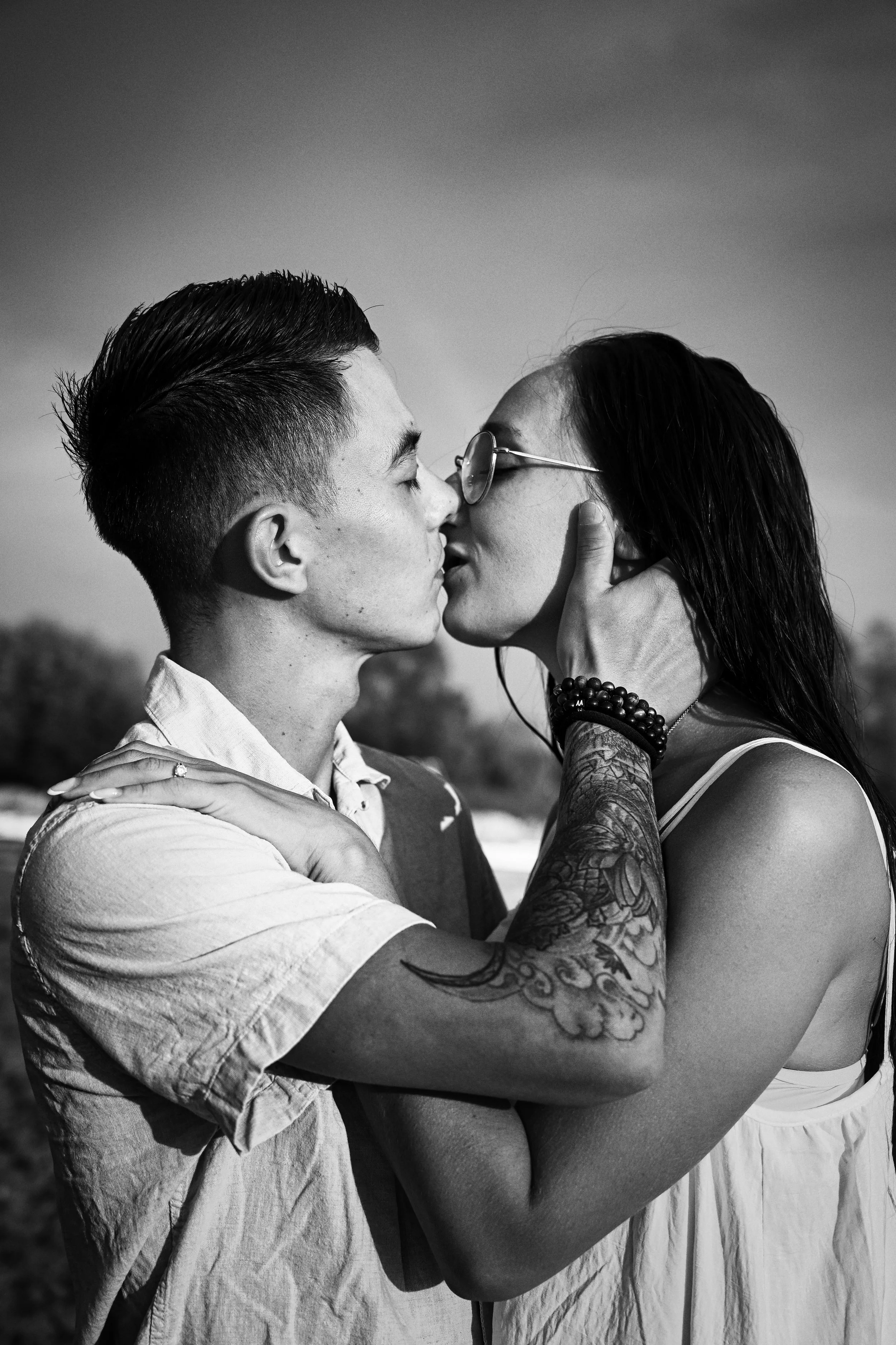 l'amour à la plage