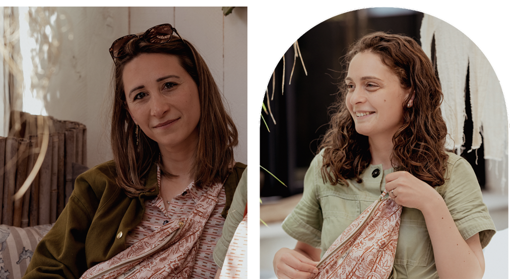 Marion & Julie, créatrices de WOW Studio spécialisé dans les sites internet, déco, fresques et identité visuelle pour les pros de la santé et thérapeutes