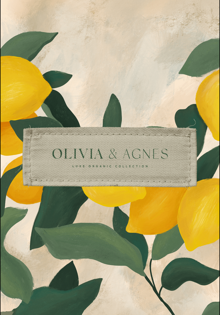 Olivia & Agnes: Label and illustration