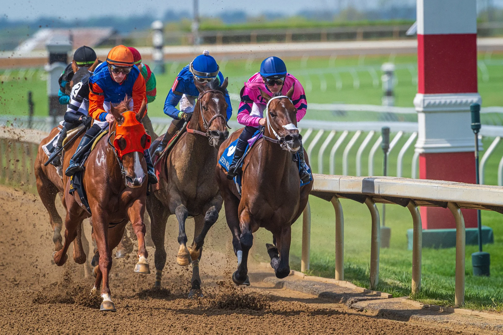 Keeneland Race Course in Lexington, Kentucky, which celebrates its 90th year on Keeneland opening day 2026 with the Alcibiades, Jessamine and Phoenix.