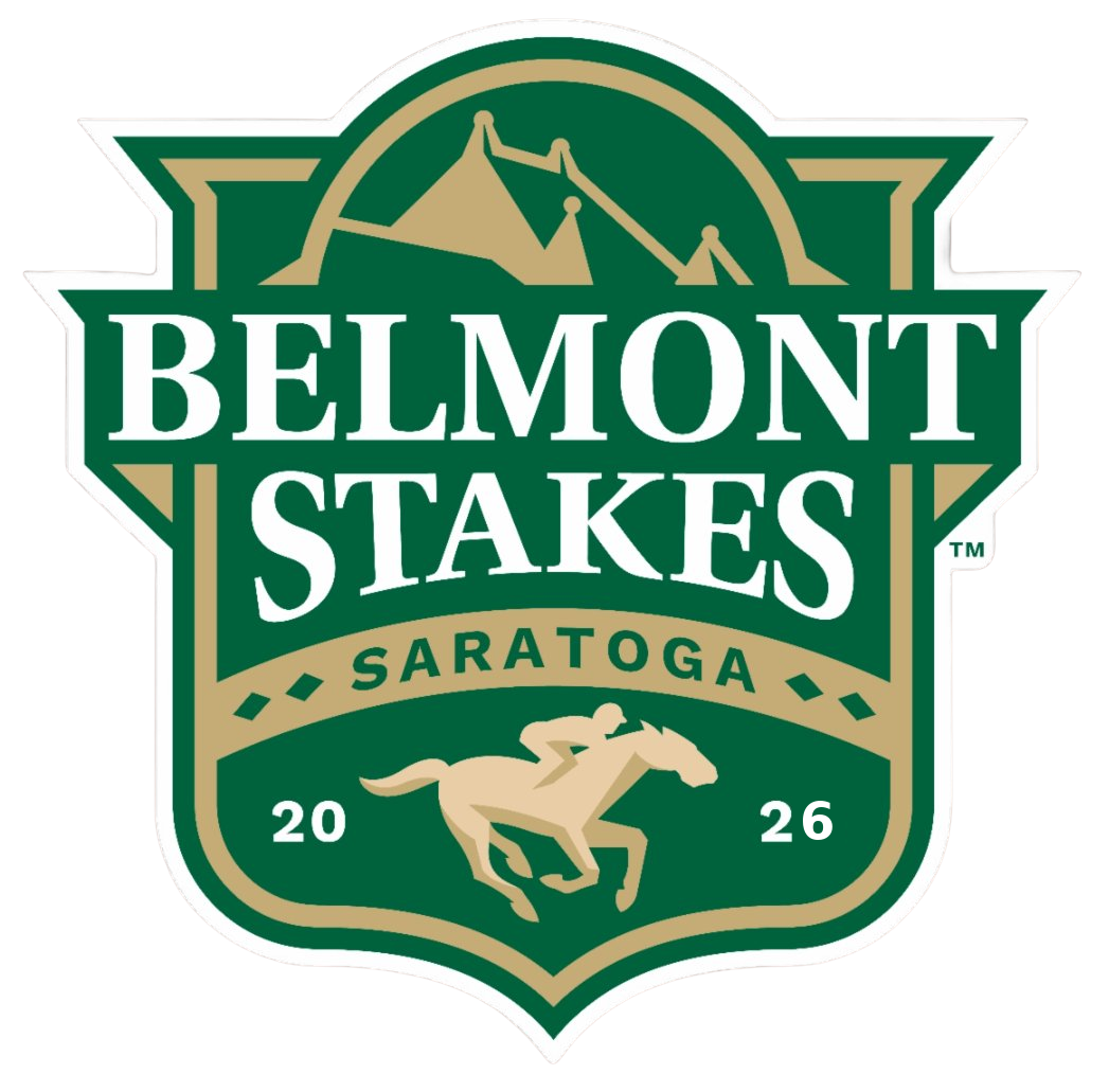 Horses breaking from the starting gate at Saratoga Race Course during the 2026 Belmont Stakes — bet at MyWinners