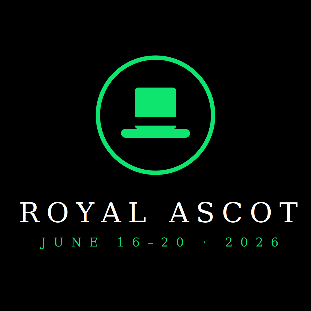 MyWinners branded badge in black and green featuring a top hat icon, Royal Ascot lettering and the June 16 to 20 dates.
