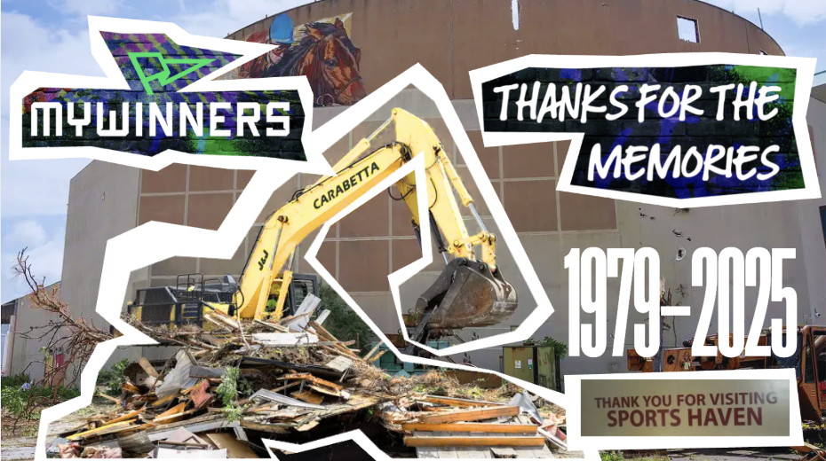 They're knocking down Sports Haven. The end of an era on Long Wharf..
