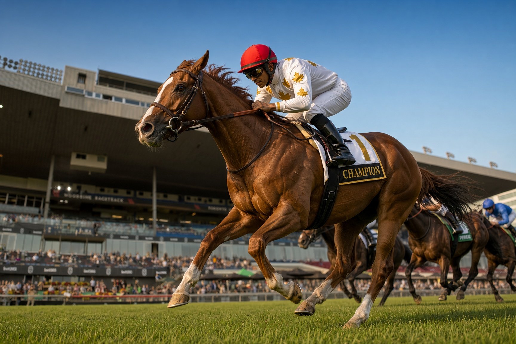 Woodbine Turf Champions Day preview covering the Grade 1 Woodbine Mile field, odds and Breeders' Cup Win and You're In angle