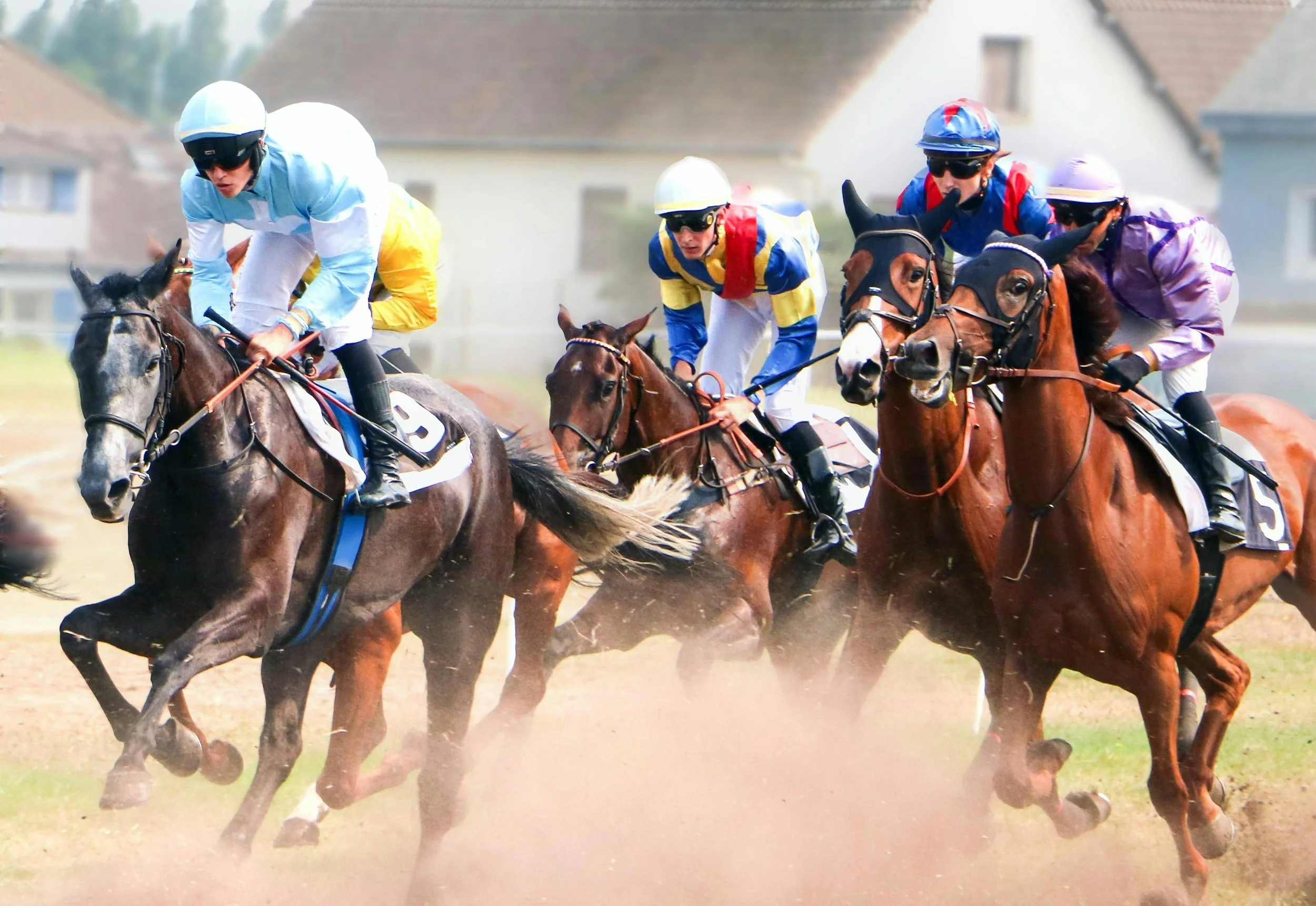 Jockey guiding a thoroughbred through the stretch at a horse racing track Title: Preakness Stakes pace scenario 2026 Caption: Preakness Stakes pace scenario 2026 Description: Preakness Stakes pace scenario 2026