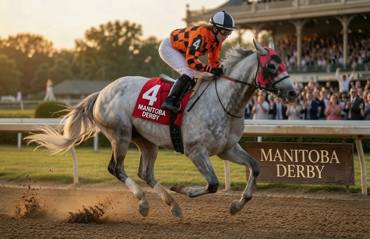 Field and wagering preview for the Manitoba Derby mandatory payout at Assiniboia Downs on August 3, 2026.
