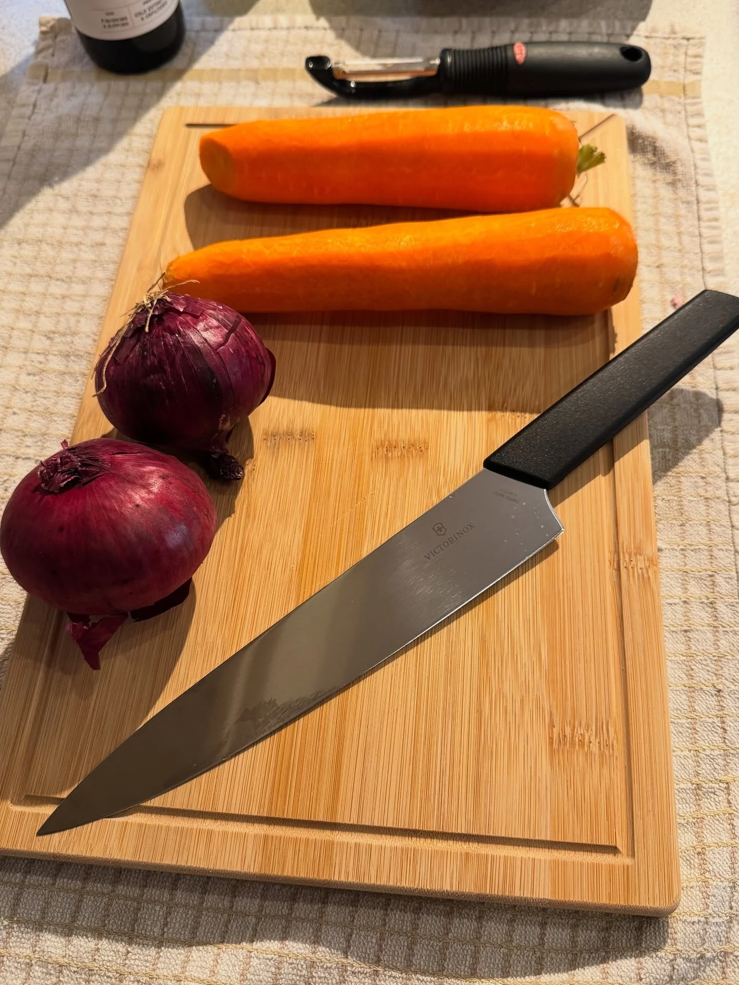 A sharp kitchen knife will turn cooking from a chore into a joy